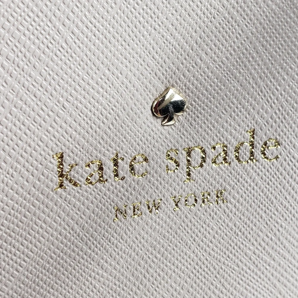 Kate Spade HUGE Cream Leather Tote Travel Bag Luggage Nuetral Normcore 19 x 11